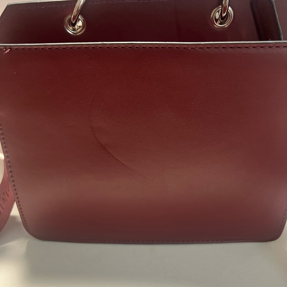 Steve  Madden Burgundy Trendy Bag with coin purse - Picture 3 of 10